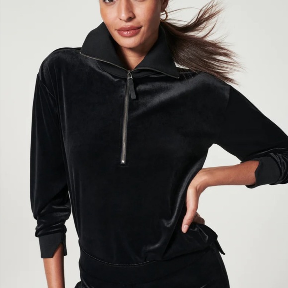 Velvet half zip - Picture 2 of 2